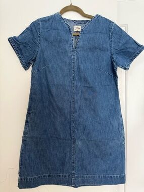 J. Crew Blue Denim Tunic Dress